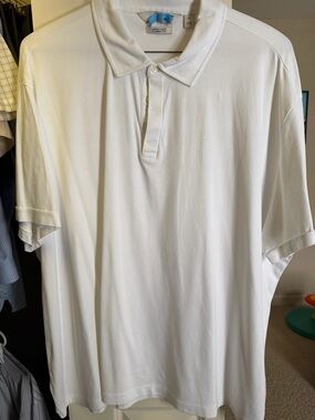 Joseph Abboud White Men's Polo Shirt